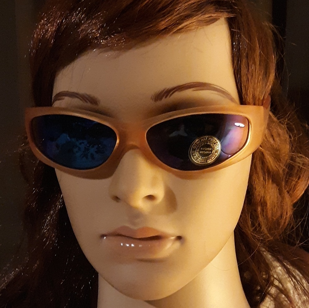 Unisex Sunglasses Orange Plastic Sunglasses